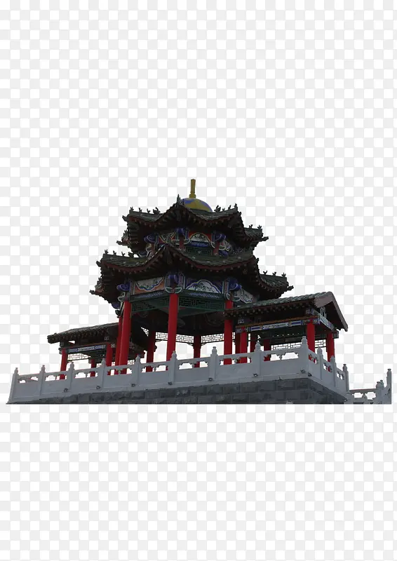 古风楼台风景图