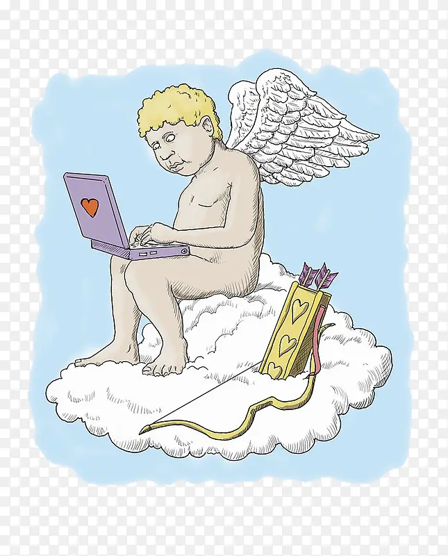玩电脑的天使
