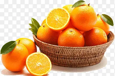 成熟箩筐橙子