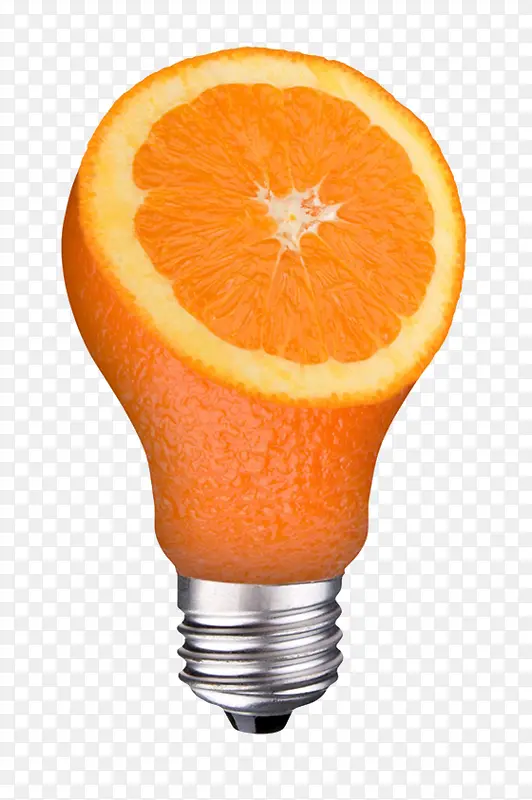创意橙子电灯