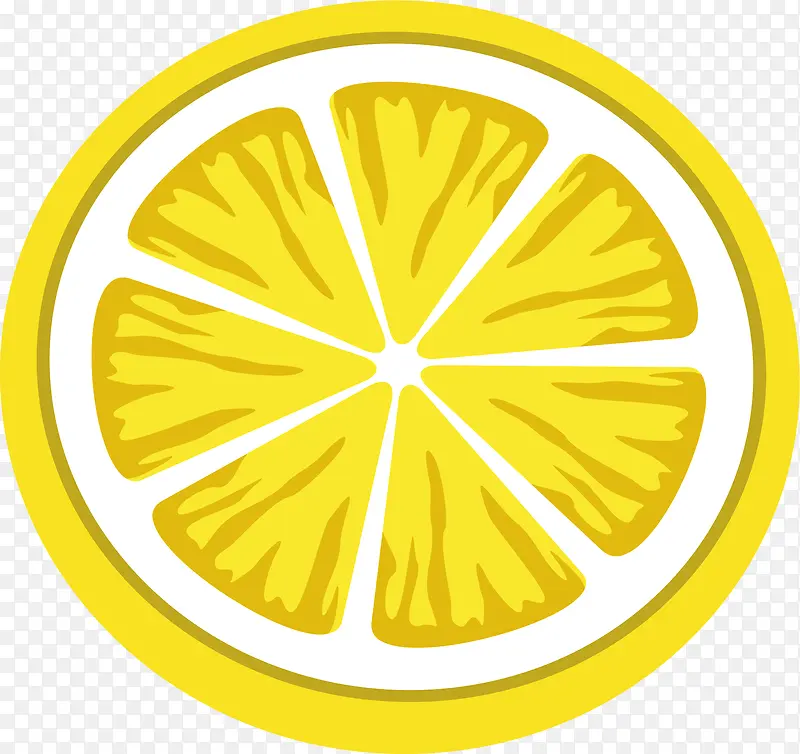 小清新黄色柠檬