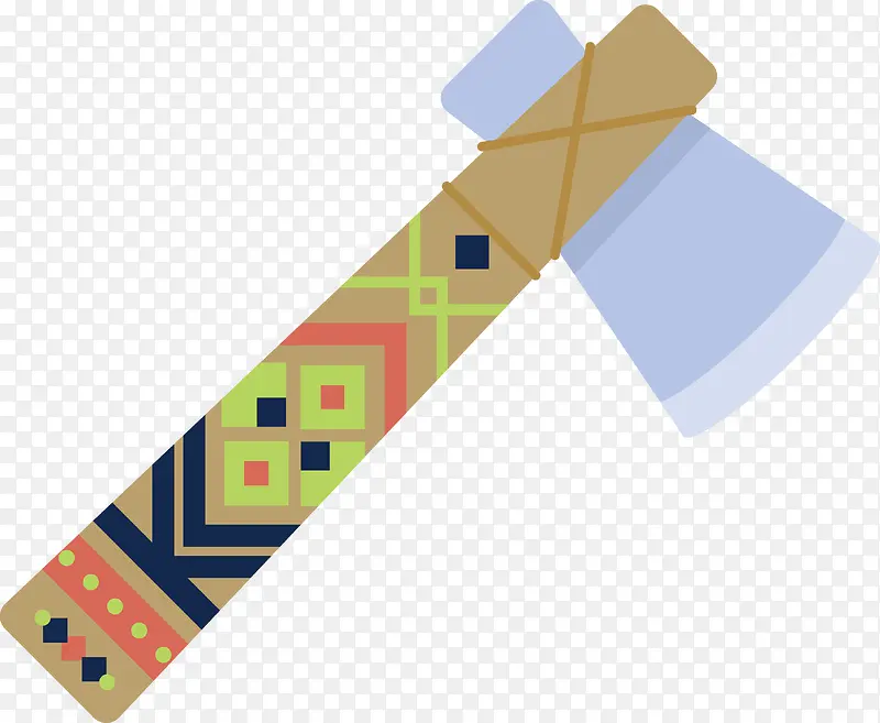 平面斧头矢量图