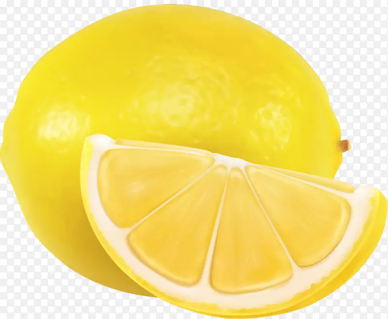 简约黄色柠檬