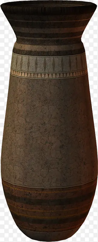 复古埃及陶罐