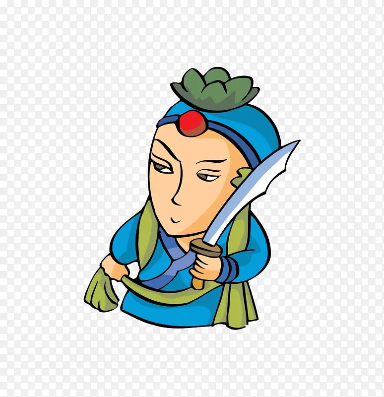 手提大刀的孙二娘
