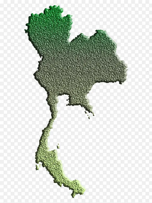 岩石感泰国地图