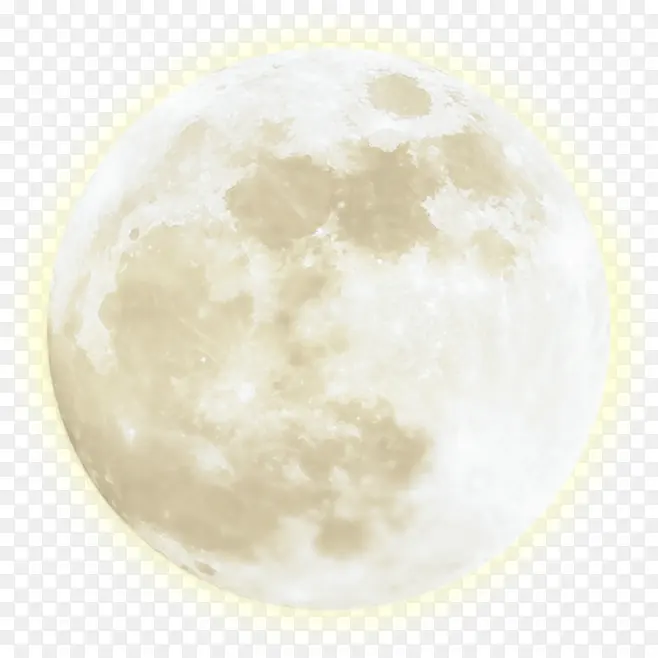 月球月亮发光