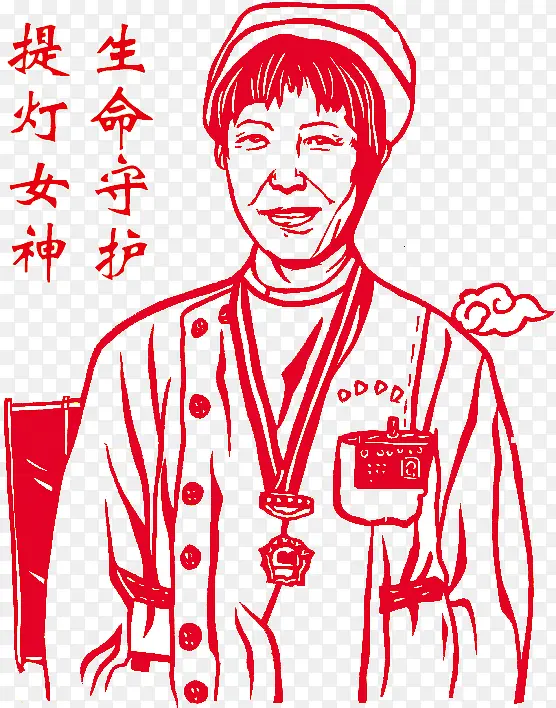 生命守护提灯女神