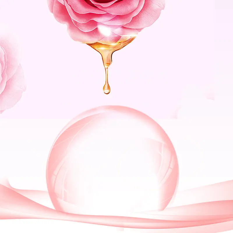 粉色滴水玫瑰