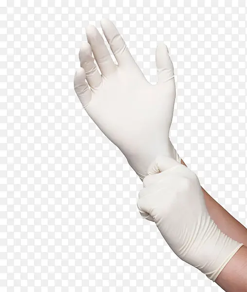 白色一次性手套