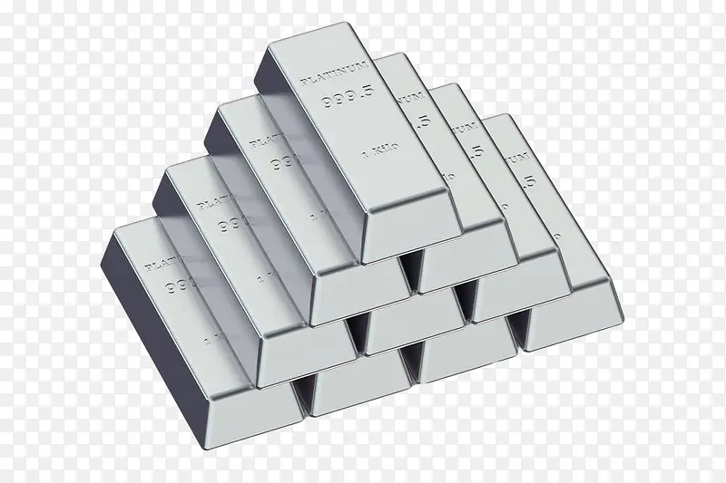 手绘银色银块