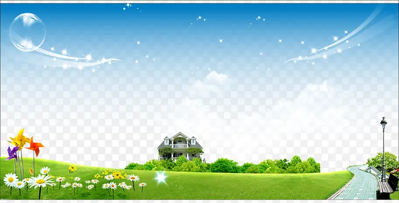 展板底图