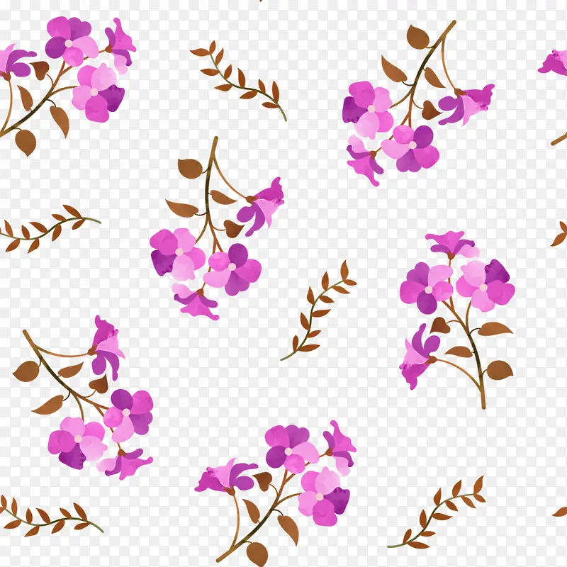 碎花底纹