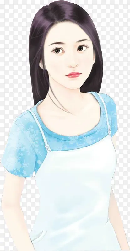 现代立绘美女