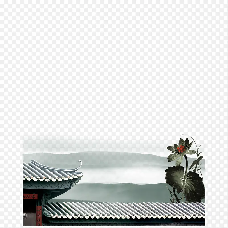 中国古风庭院屋檐PNG图片素材下载_图片编号qjelvgrb-免抠素材网