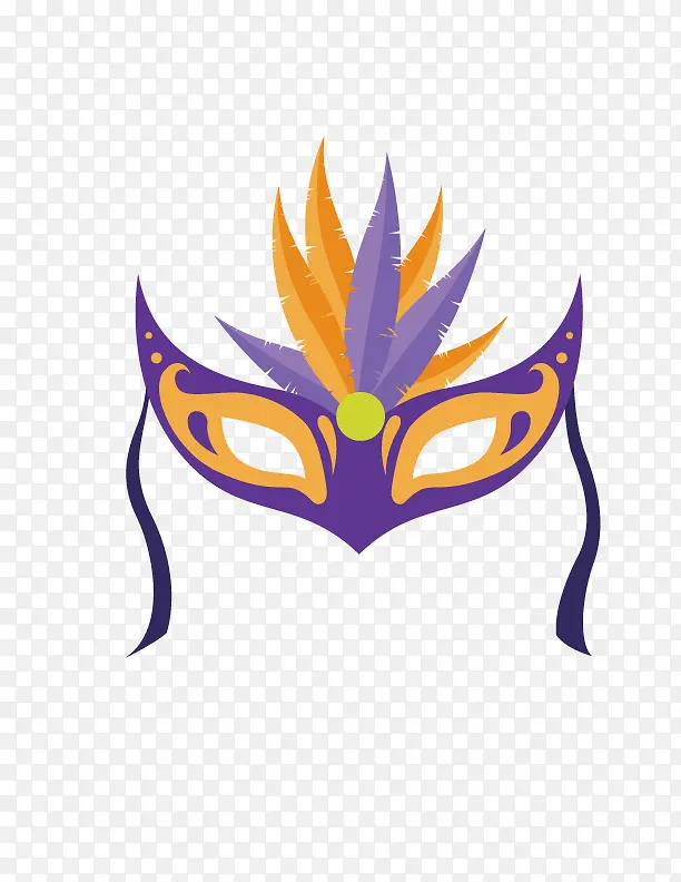 紫色面具