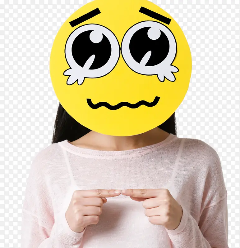 卡通哭脸表情