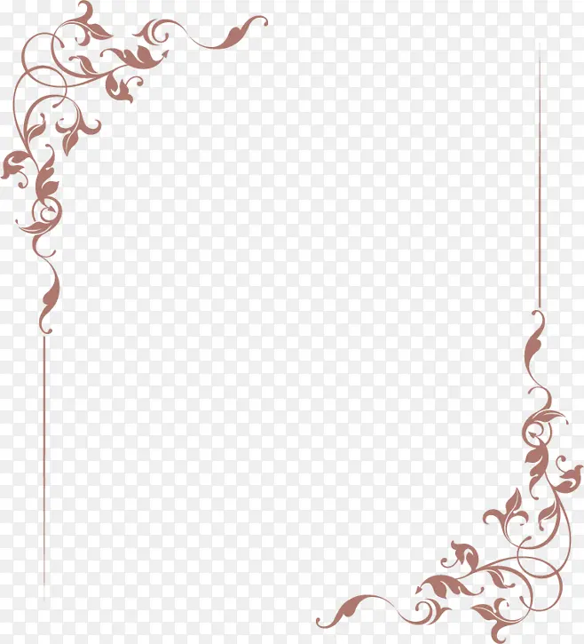 红色花边