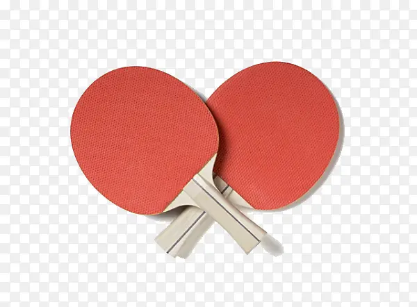 两只乒乓球拍