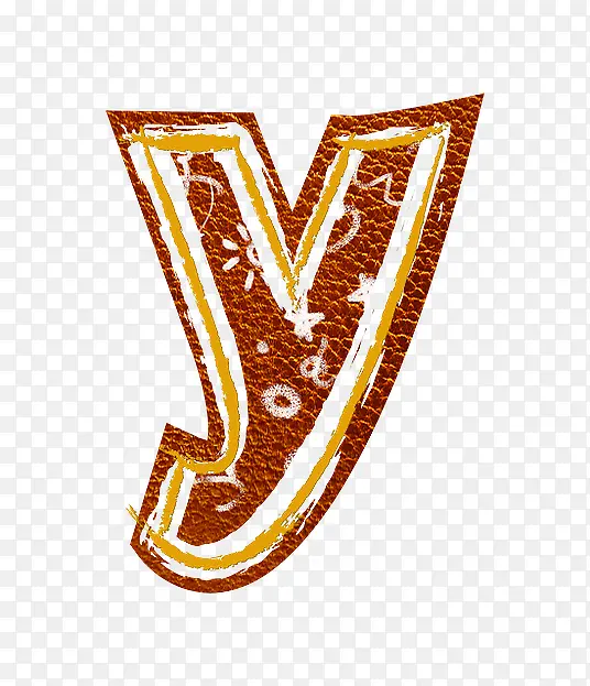 皮革字母y