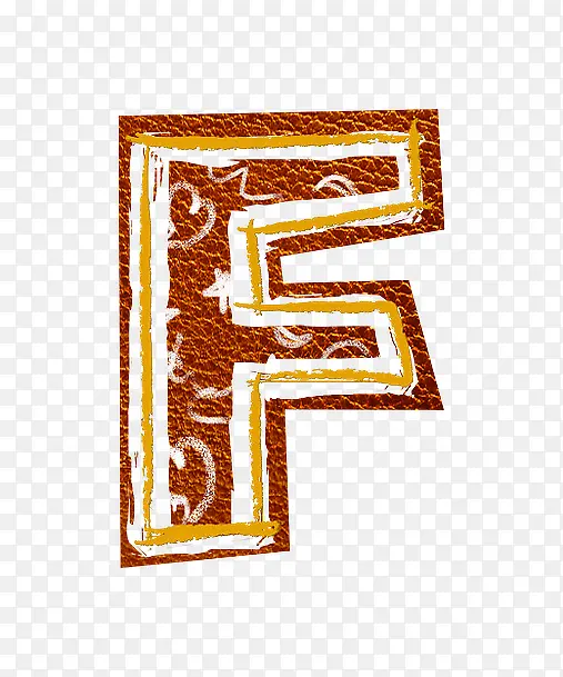 皮革字母f