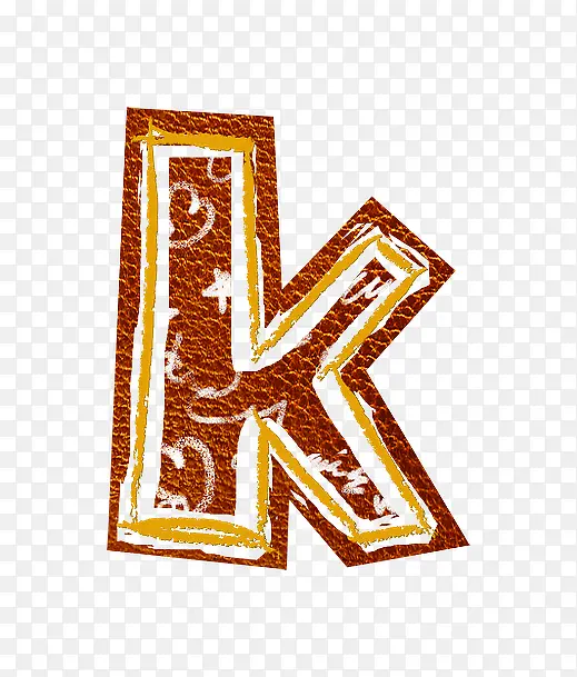 皮革字母k