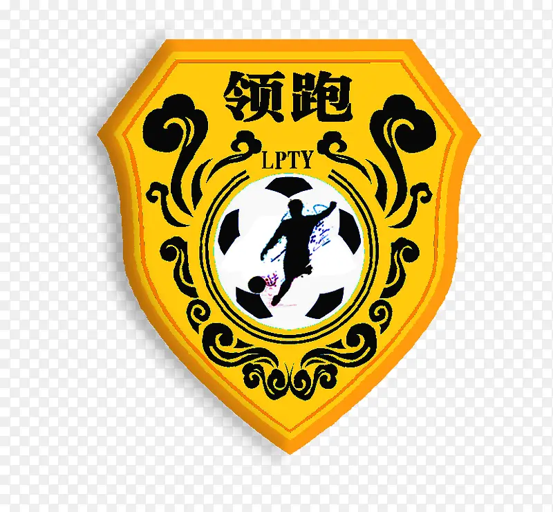 领跑足球logo
