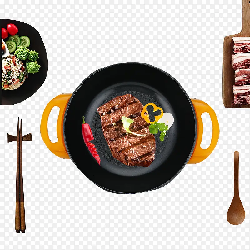 家庭煎牛排