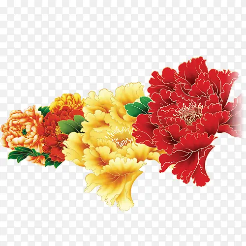 中秋节高清设计 花朵礼盒折页素