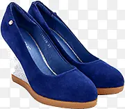 蓝色漂亮女鞋