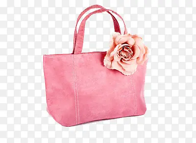 女士粉色手提包
