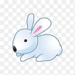 可爱小白兔图标