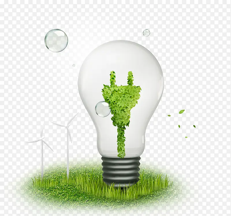 地球熄灯1小时绿色循环生态主题