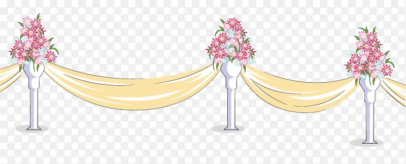 婚礼花柱