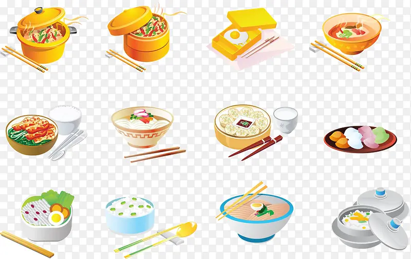 健康饮食矢量图片
