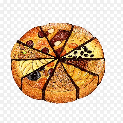 切糕手绘画素材图片