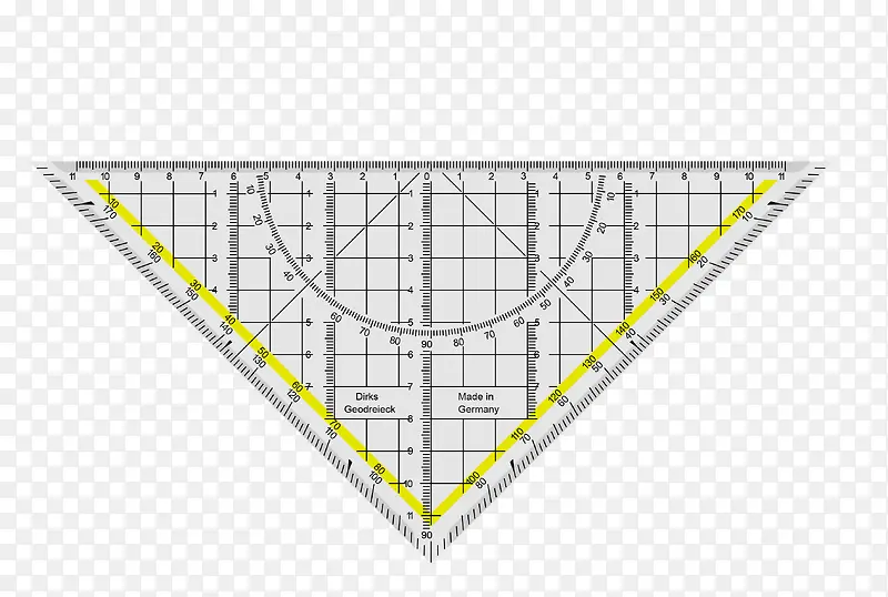 卡通三角尺矢量素材库