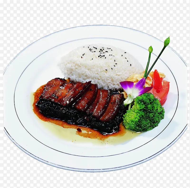 梅菜扣肉盖浇饭