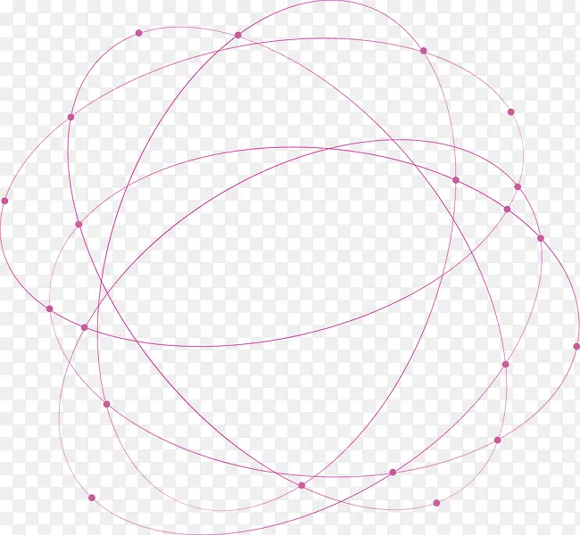 紫色简约线团边框纹理
