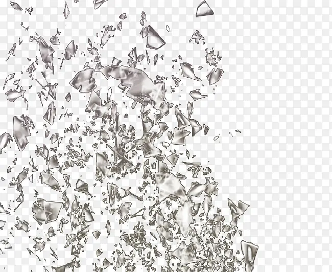 破碎玻璃效果