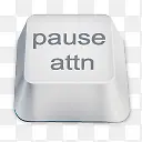 pause白色键盘按键