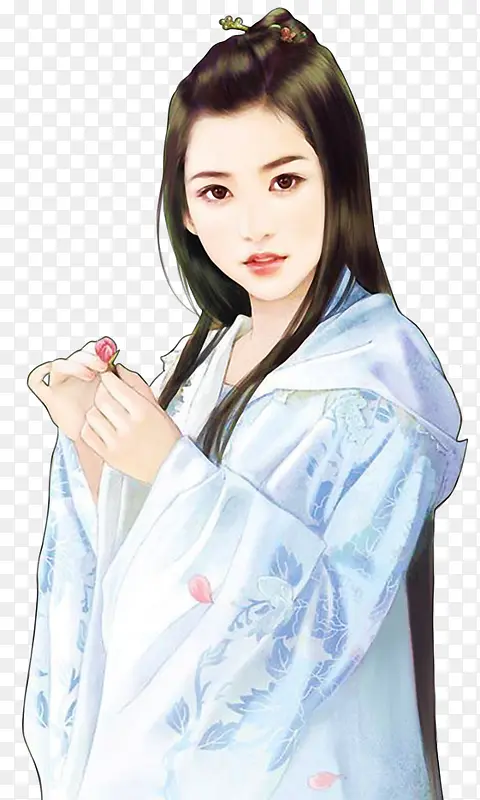 青衣古装女子