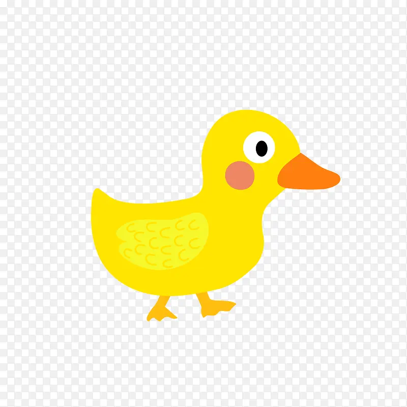 黄色的小鸭子PNG