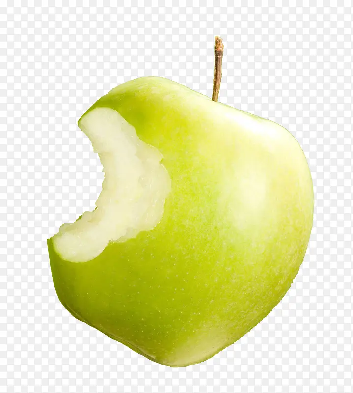 咬了一只的苹果