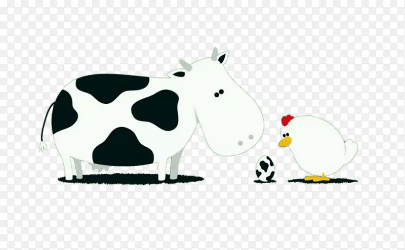 奶牛和母鸡的疑惑