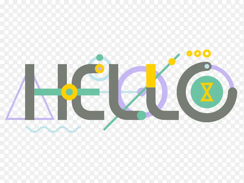 Hello字体设计