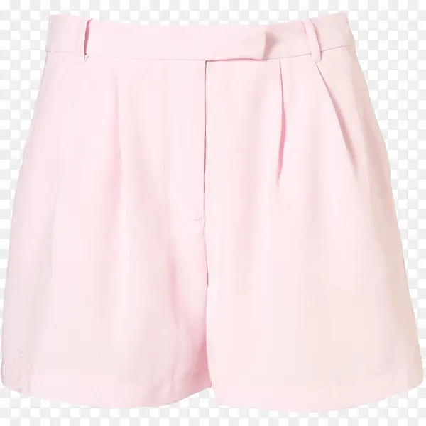 蒸汽波风格粉色小短裤