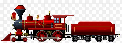 红色蒸汽小火车
