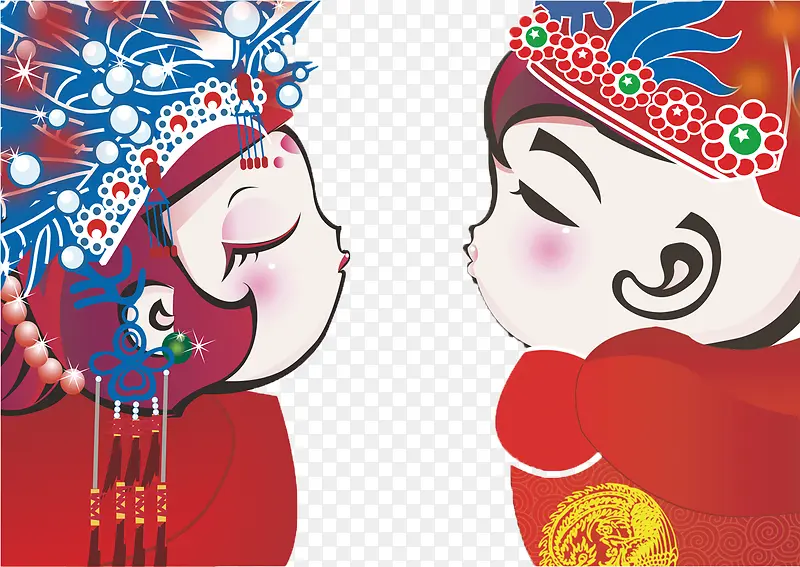 新婚卡通人