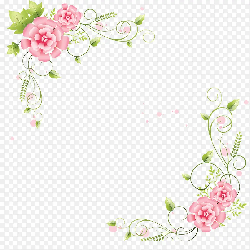 粉色花纹